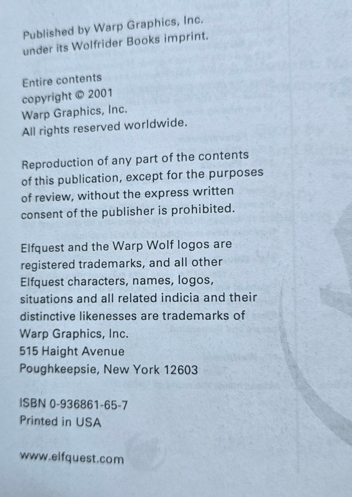 ElfQuest: Reader's Collection Book 15a, Dream's End (2001)