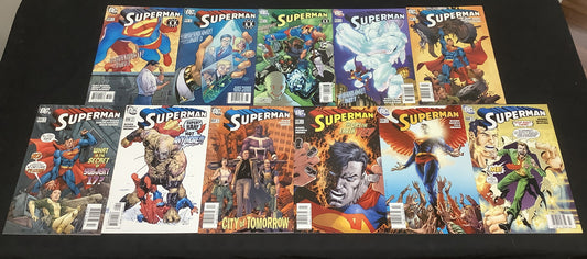 Superman #650-660 Comic Lot, DC Comics, Geoff Johns, 1 Year Later Event