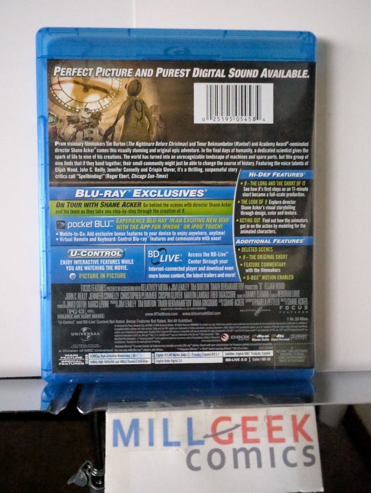 Rango / Tim Burton's 9, 2 Movie Set (Blu-Ray) Like New -JD