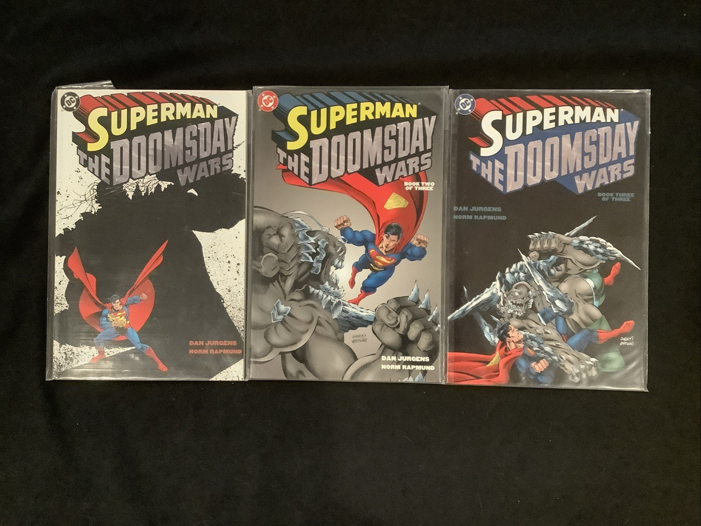 Superman The Doomsday Wars #1-3 Complete Comic Set, DC Comics, Dan Jurgens