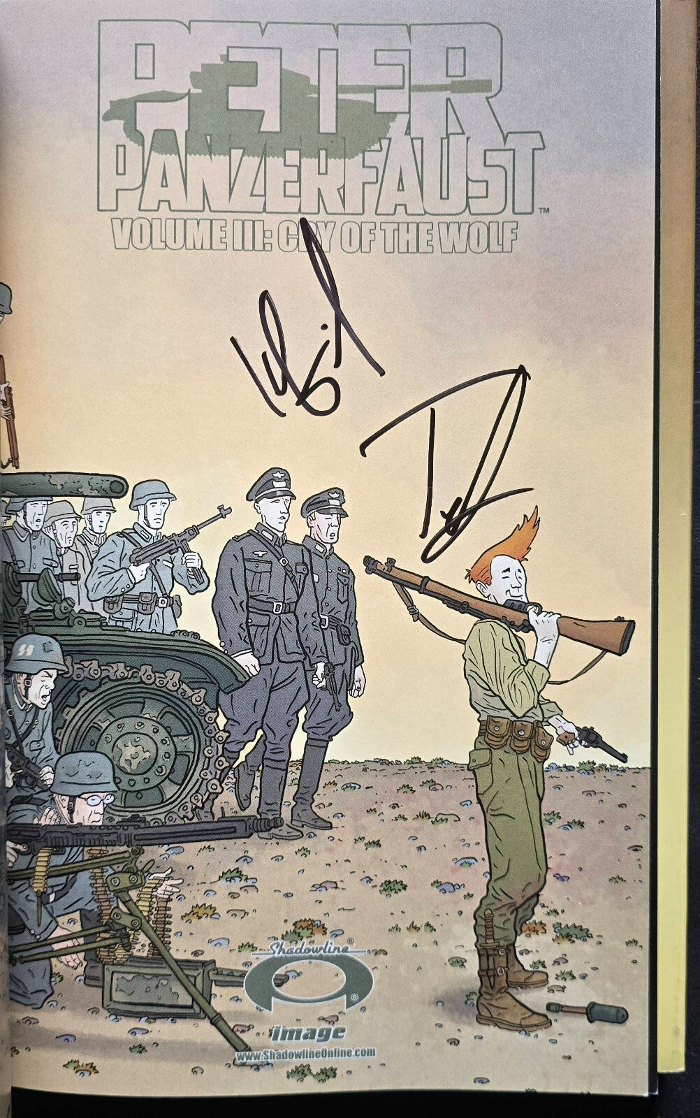 Peter Panzerfaust Lot Vol. 1-3 - Wiebe/Jenkins (SIGNED and Sketched, 2013-2014)