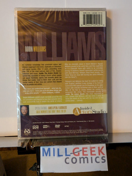 Robin Williams, Inside the Actors Studio (DVD 2001) Shout Factory New Sealed-JD