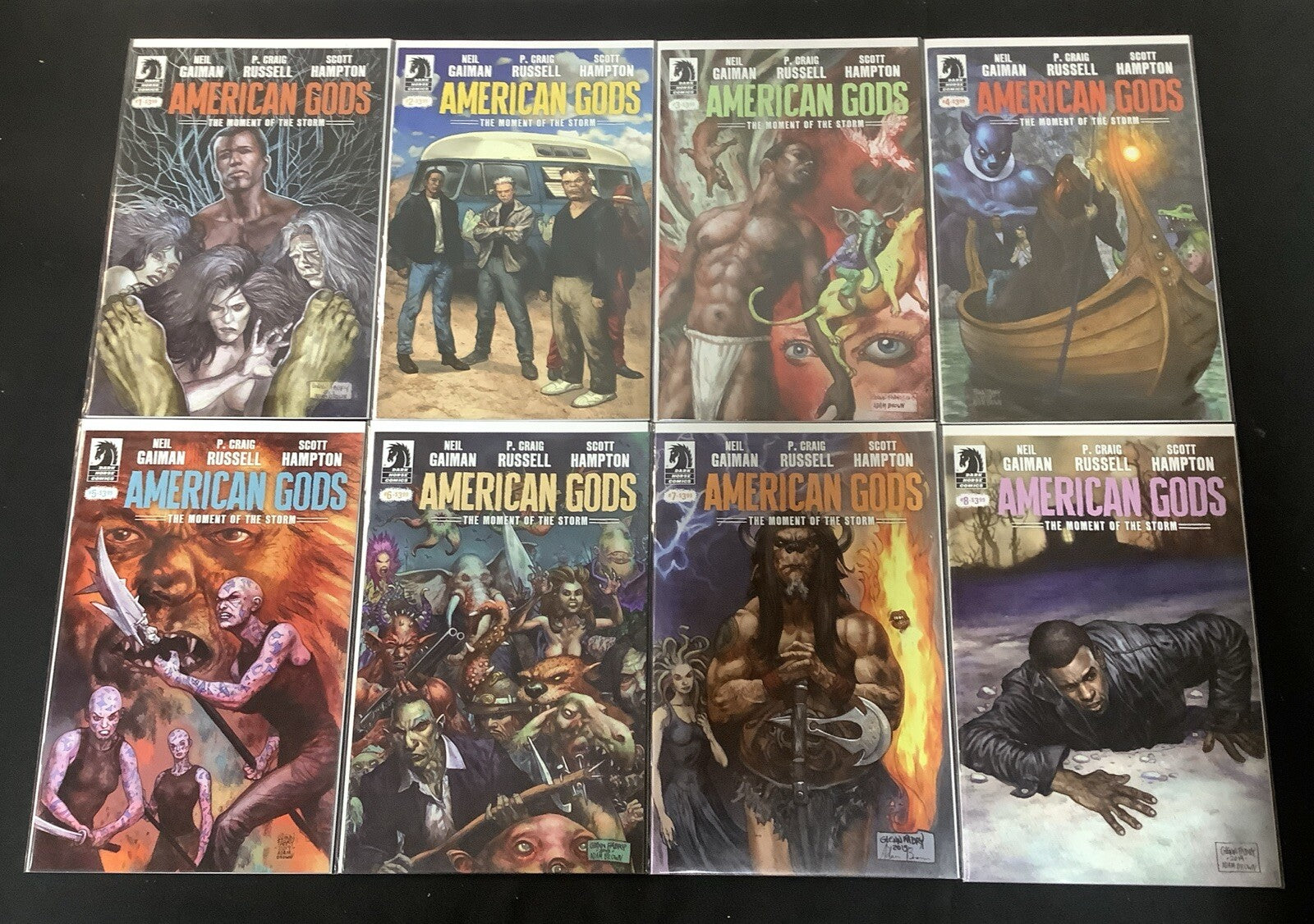 American Gods the Moment of the Storm #1-8 Comic Lot, Neil Gaiman/Craig Russell