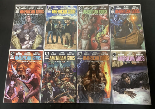American Gods the Moment of the Storm #1-8 Comic Lot, Neil Gaiman/Craig Russell