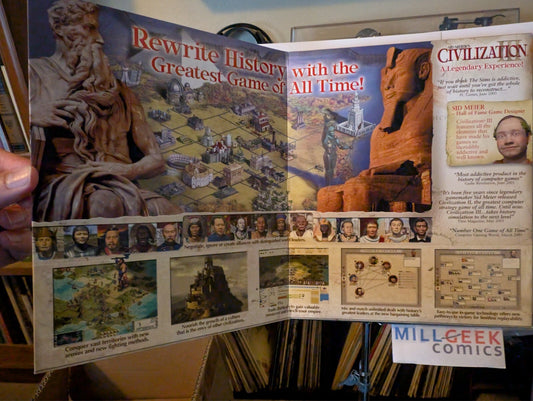 Sid Meier's Civilization III (2001 PC) SEALED, US Complete Big Box CD-ROM -JD