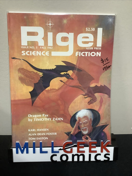RIGEL SCIENCE FICTION #5 (Fall 1982) VF/NM (9.0) TIMOTHY ZAHN Dragon Pax