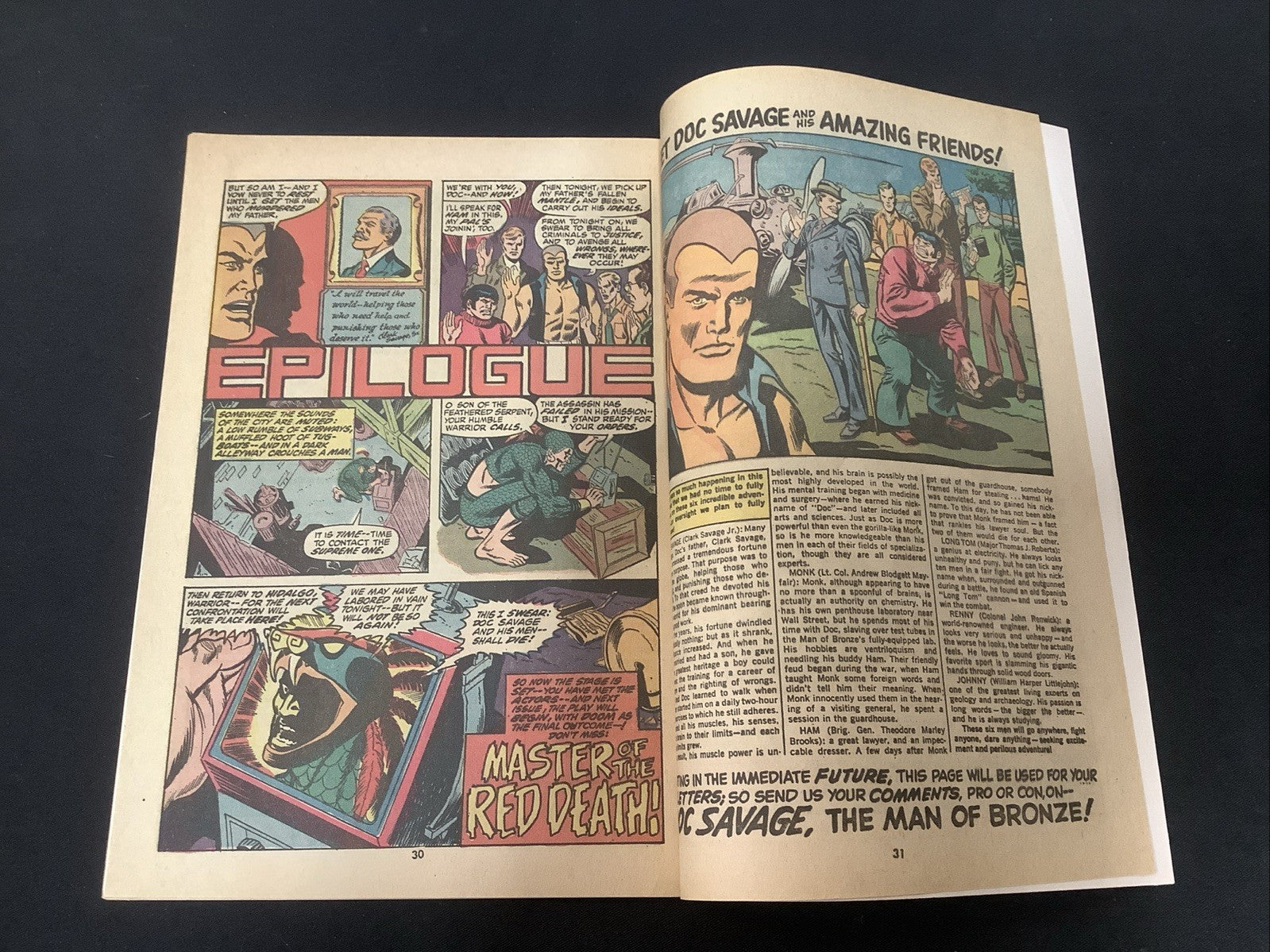 Doc Savage #1 (Marvel Comics October 1972) VF (8.0) Stan Lee/Roy Thomas
