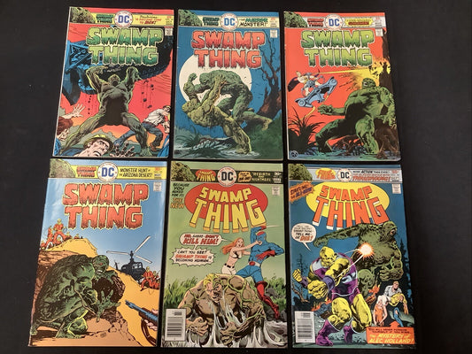 Swamp Thing #19-24 Comic Lot, Gerry Conway, Final Issue Of Series