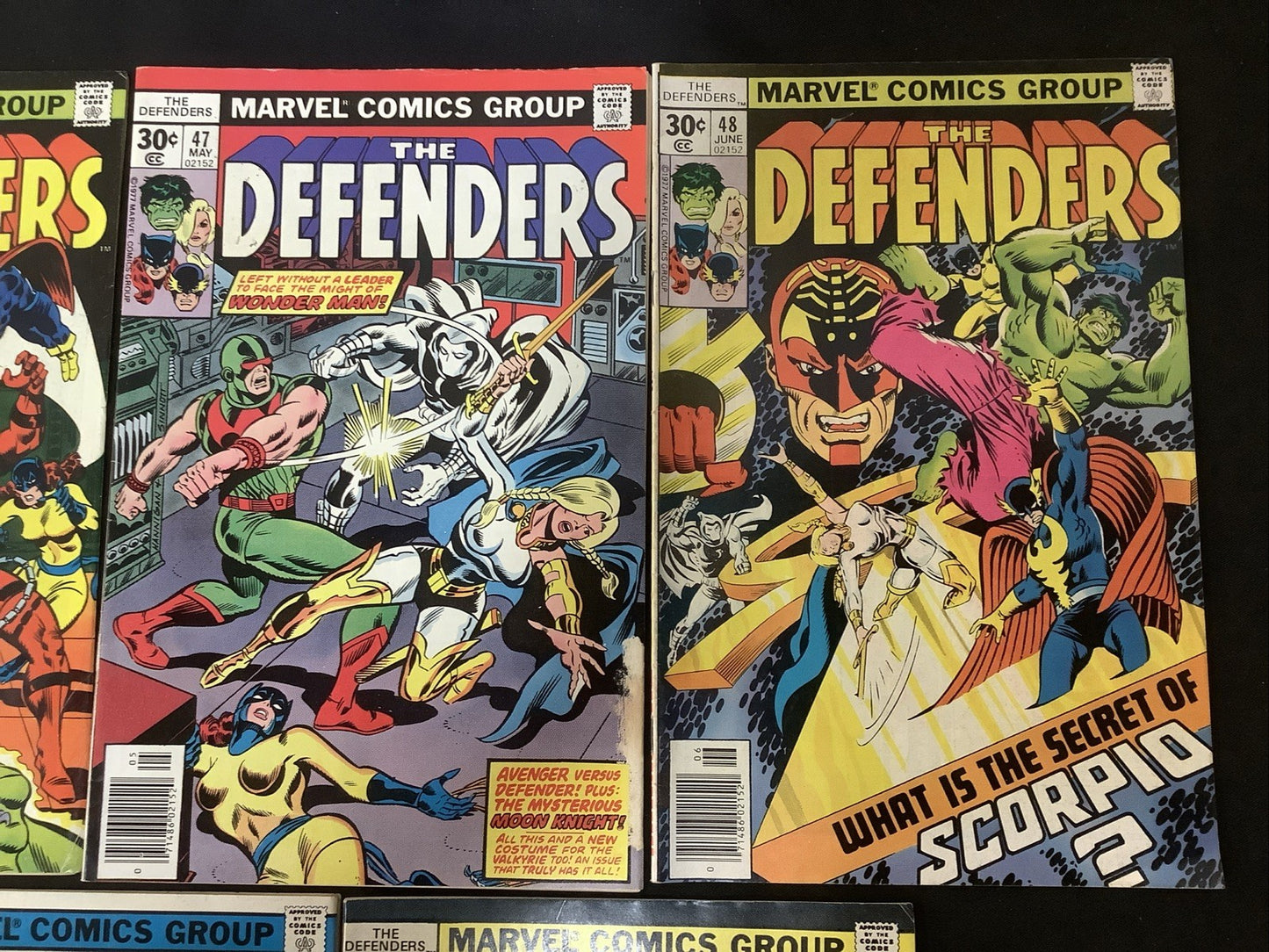 The Defenders #44-52 Comic Lot, Marvel Comics, Keith Giffen, Reader Copies