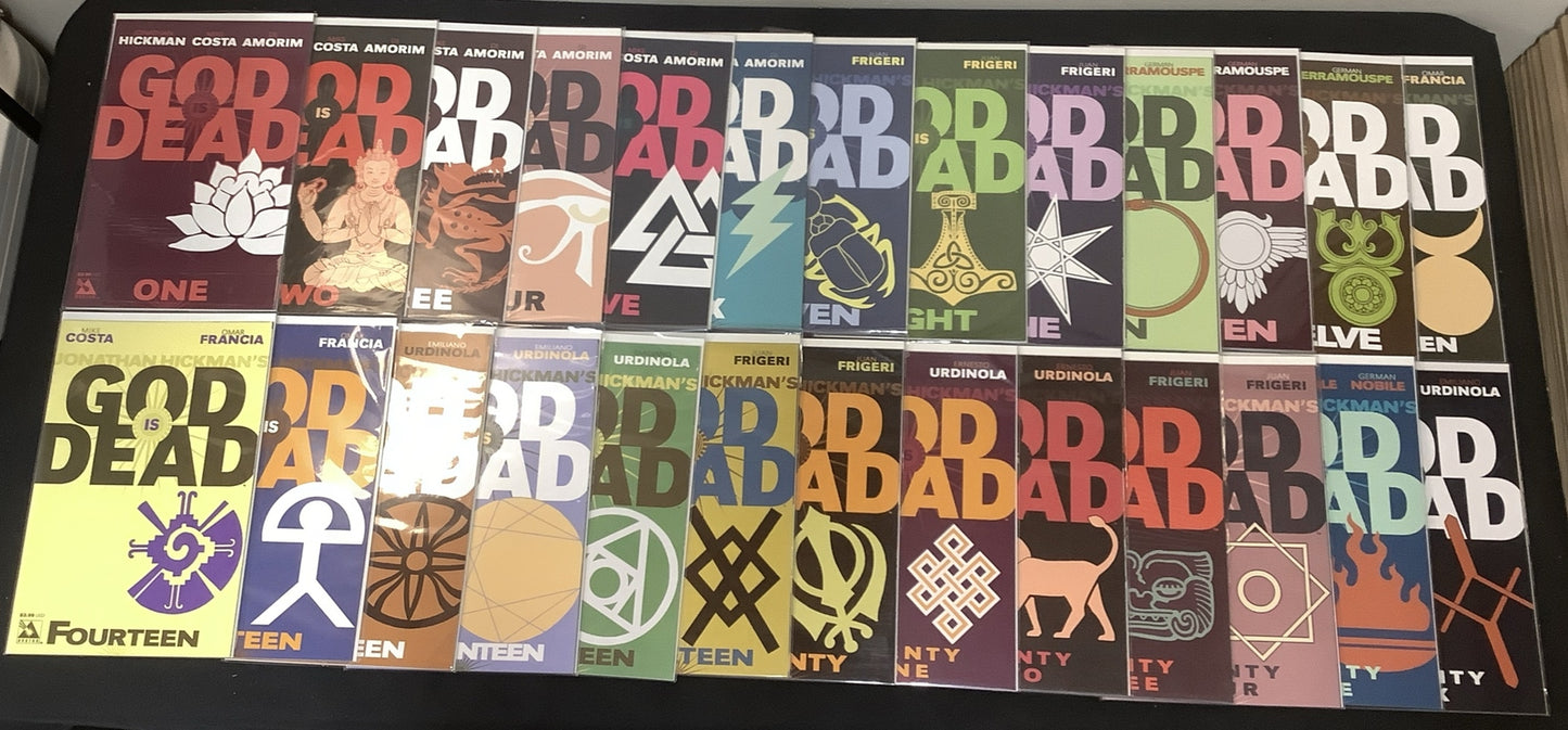 God Is Dead #1-26 + Alpha/Omega Comic Lot, Avatar Press, Johnathan Hickman, 2013