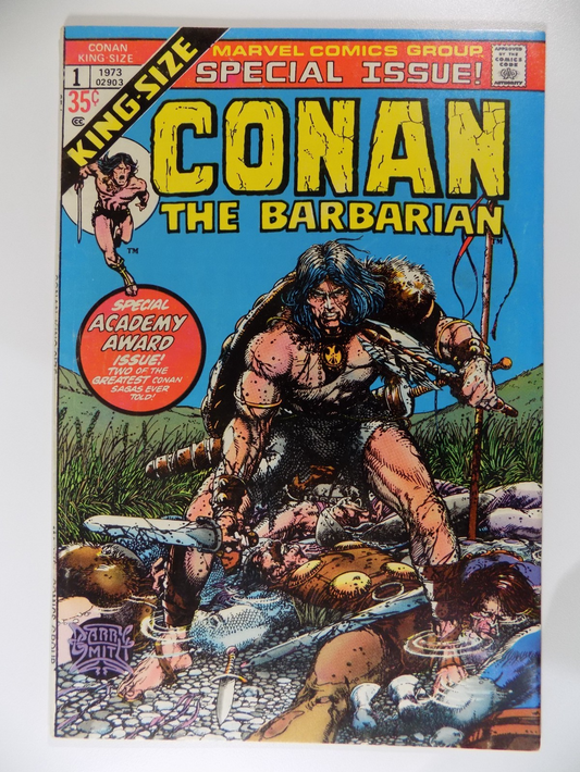Conan the Barbarian King-Size #1 Marvel Comic 1973 Fine/Very Fine