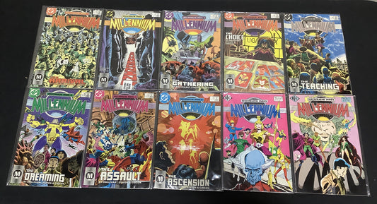 Millennium #1 2 3 4 5 6 7 8 + Illustrated Index #1 2 DC Comics Full Mini Series