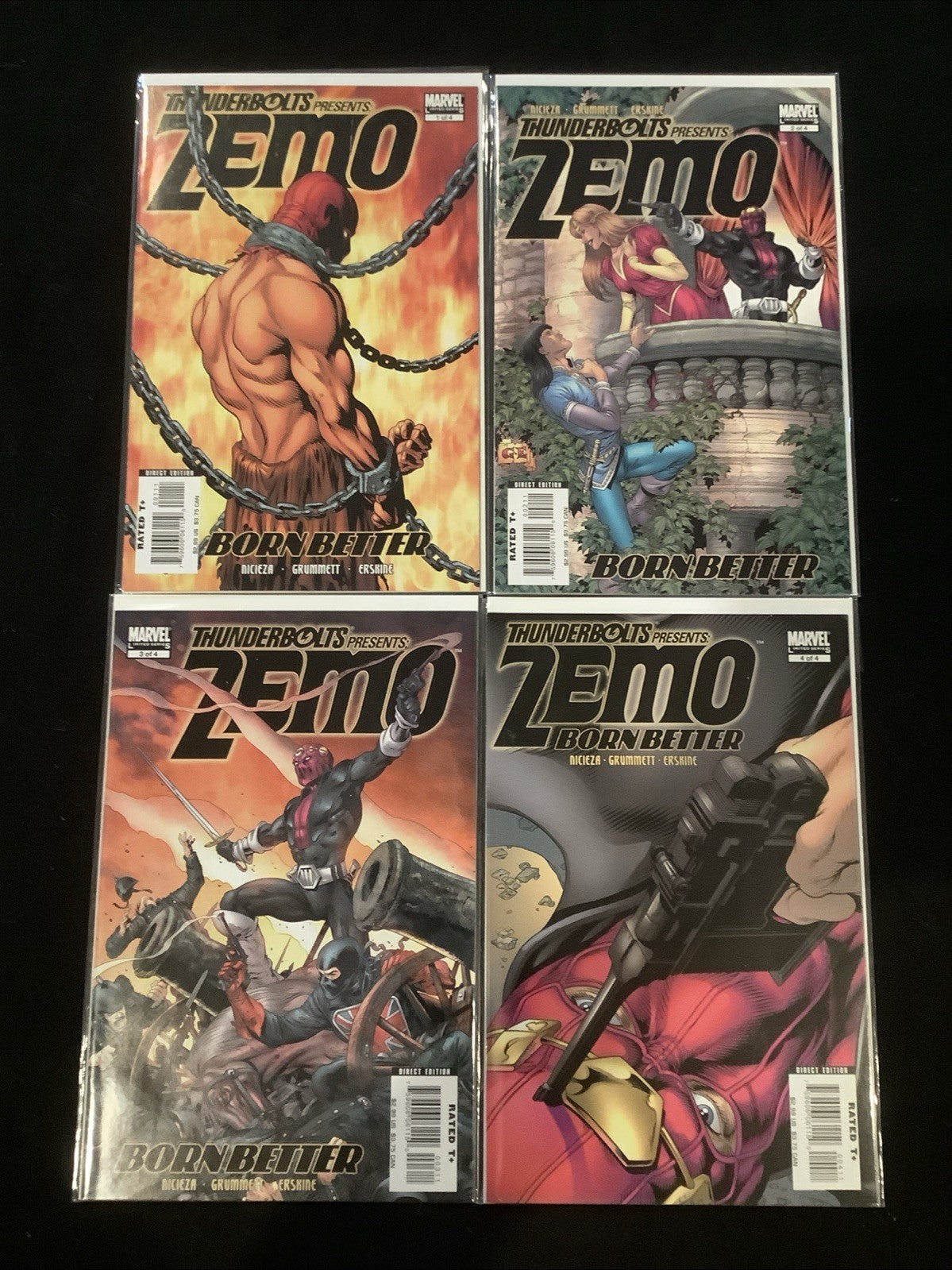 Thunderbolts Presents: Zemo-Born Better #1-4 Complete Comic Set, Marvel, 2007