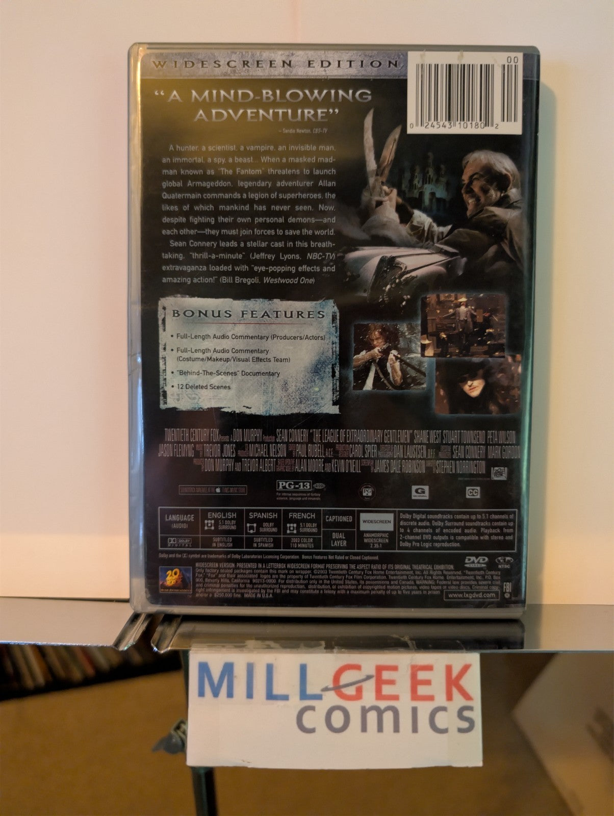 Green Mile / Bottle Shock / 7 Years in Tibet / League of Extraordinary (DVD) -JD