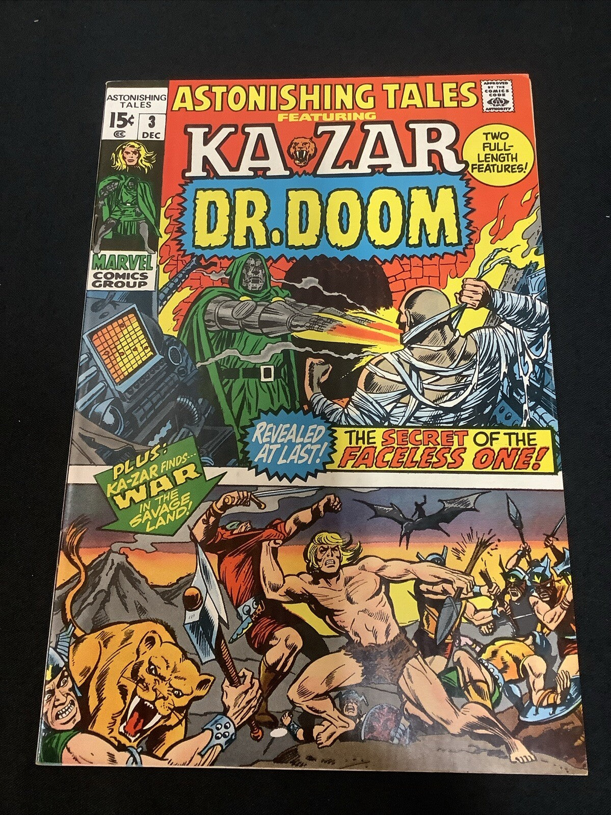 Astonishing Tales #3 (Marvel Comics December 1970) VF/NM (9.0) 1st App Zaladane