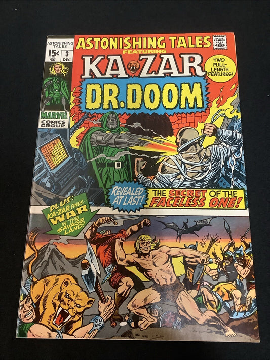 Astonishing Tales #3 (Marvel Comics December 1970) VF/NM (9.0) 1st App Zaladane
