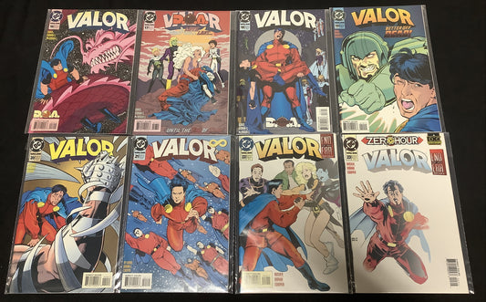 Valor #16-23 Comic Lot, DC Comics, Zero Hour Tie-in, Kurt Busiek, 1992-1994