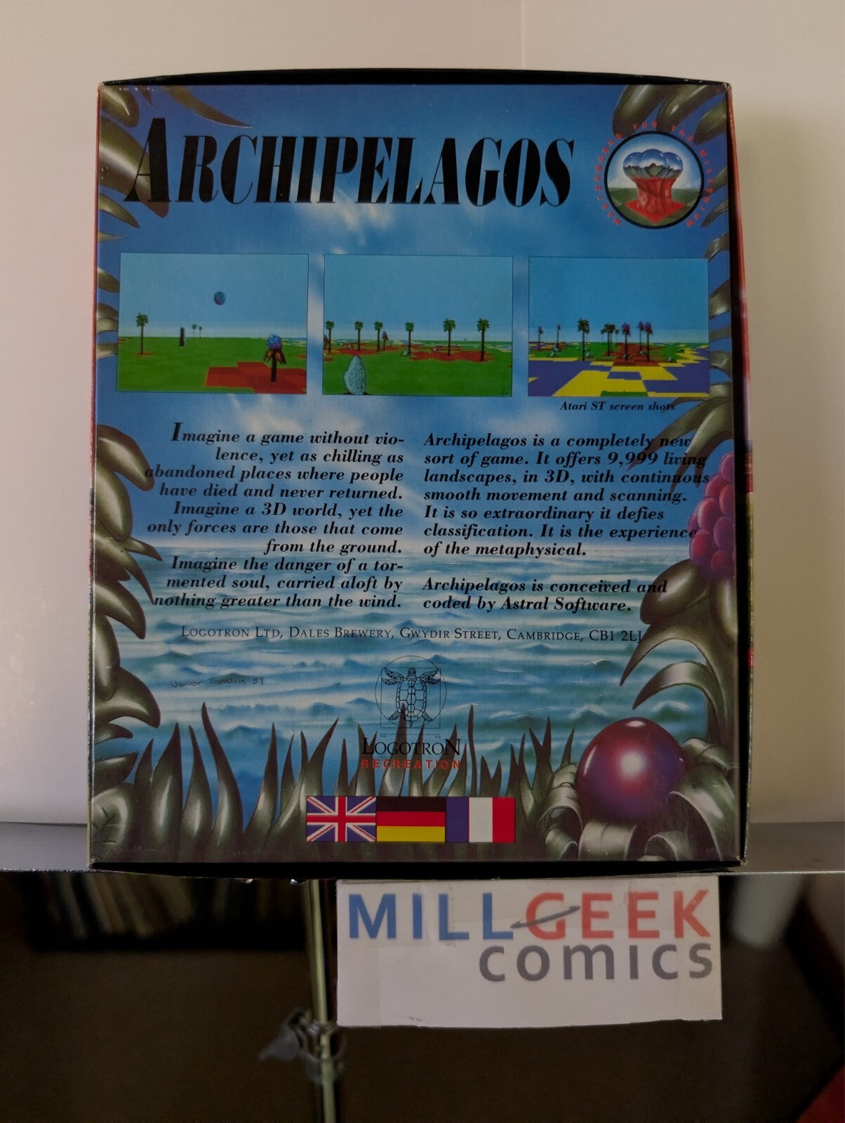 Archipelagos, Amiga, Big Box with Manual, NO DISKS -JD