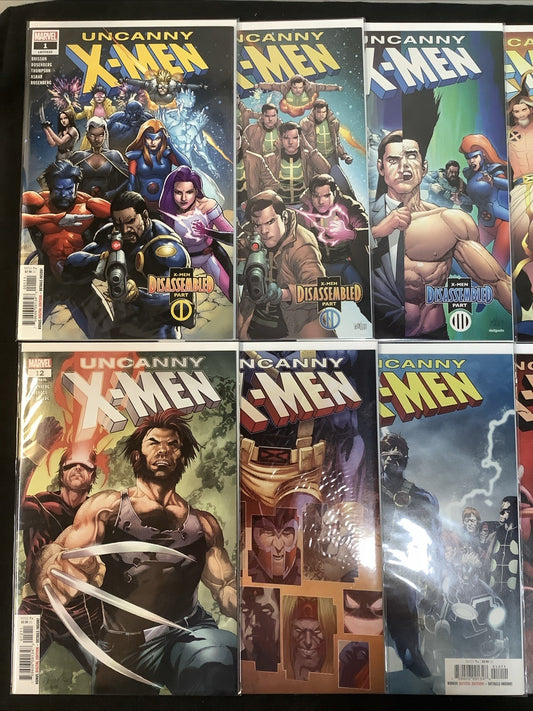 Uncanny X-Men #1-22 + Annual #1 (Missing #20) Comic Lot, Marvel Comics, 2019