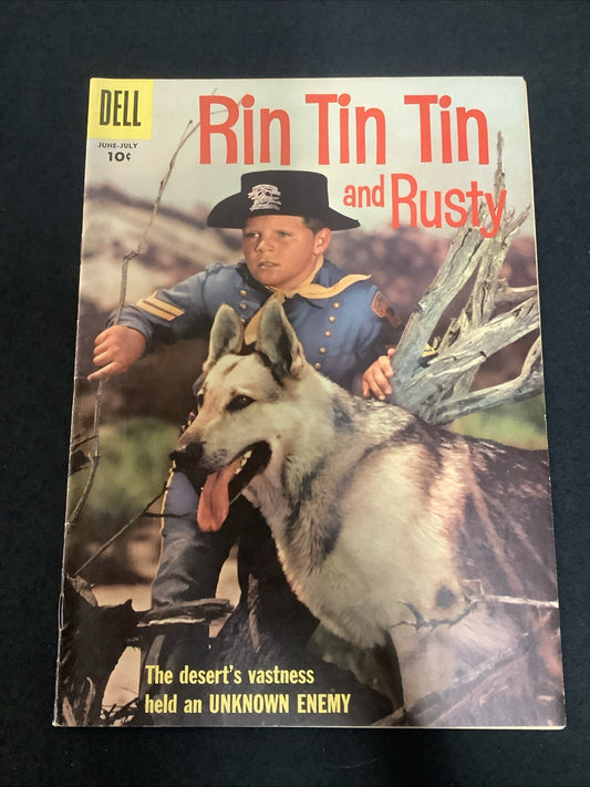 Rin Tin Tin And Rusty #19 (Dell Comics June-July 1957) F/VF (7.0) Unknown Enemy