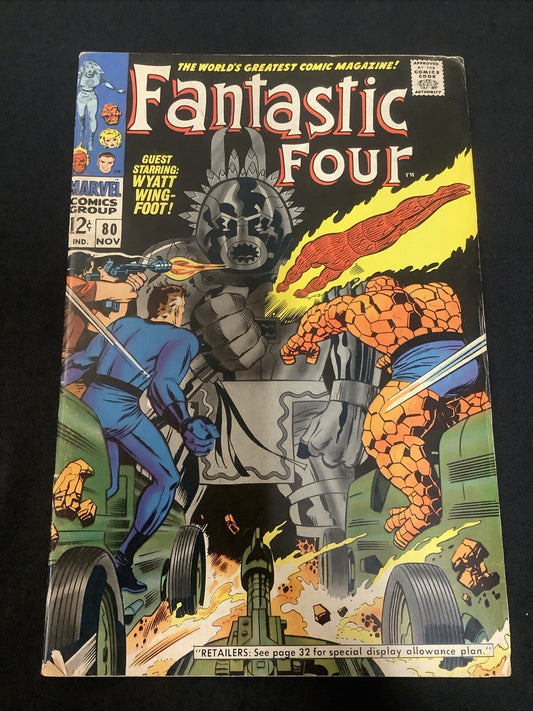 Fantastic Four #80 (Marvel Comics November 1968) F (6.0) Stan Lee/Jack Kirby