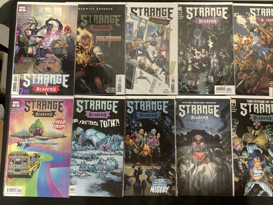 Strange Academy #2-17 Comic Lot, Marvel Comics, 1st App Gas Lamp, Skottie Young