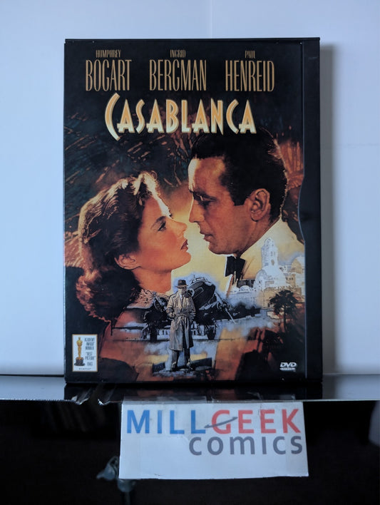 Casablanca & Mrs. Miniver, 2 Oscar Winning Movies (DVD) Like New-JD
