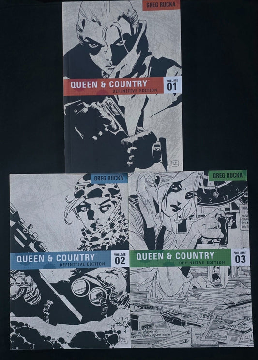Queen & Country By Greg Rucka - Definitive Edition TPB, Volumes 1-3 (2007-2008)