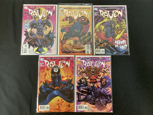 DC Special: Raven #1-5 Complete Comic Set, DC Comics, Wolfman/Scott/Campanella