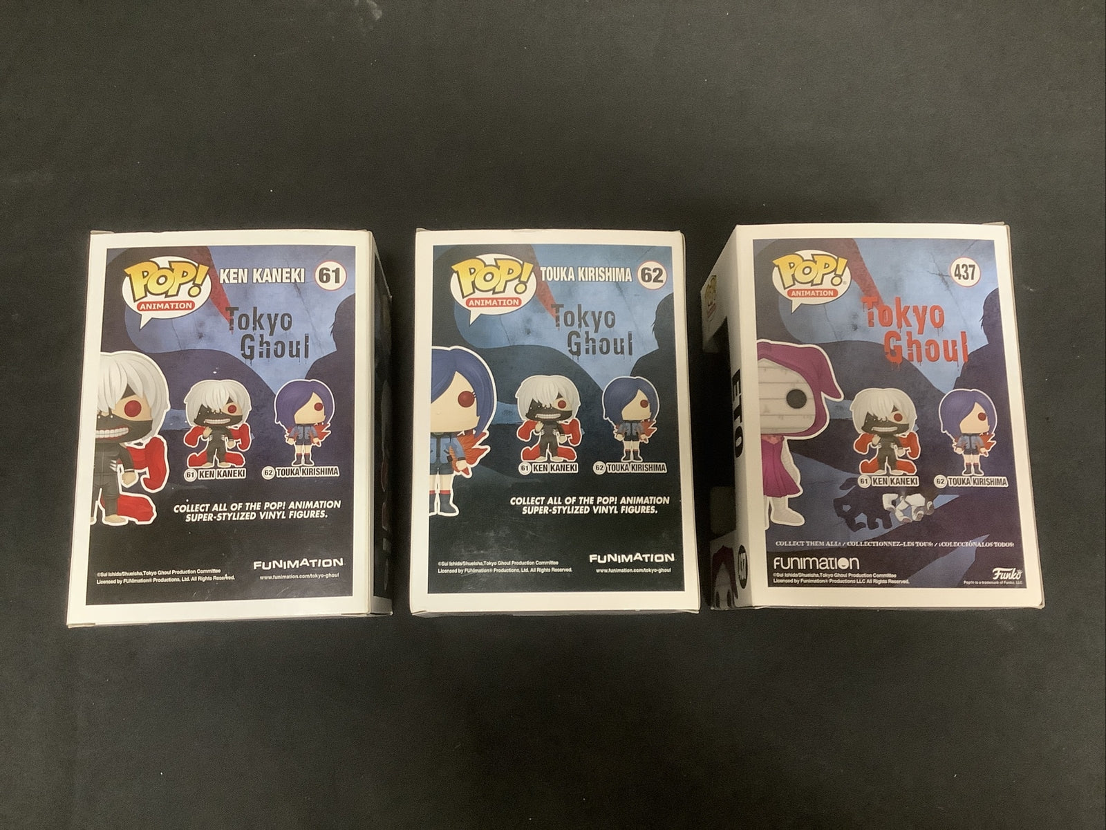 Tokyo Ghoul Funko Pop Lot, Eto Fall Convention 2018 Limited Exclusive, Unopened