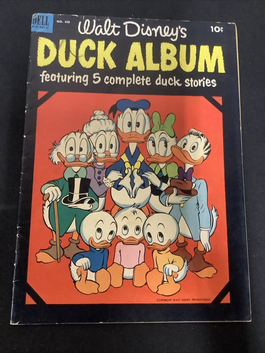 Four Color #450 (Dell Comics February 1953) F+ (6.5) Carl Barks Cover, Disney