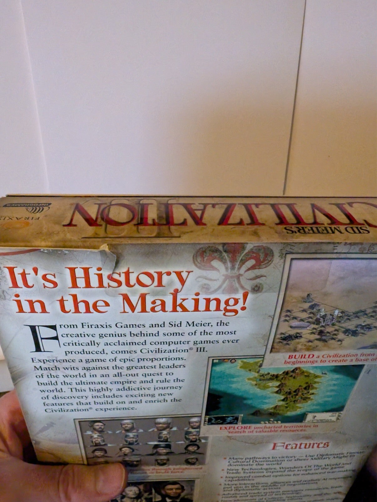 Sid Meier's Civilization III (2001 PC) SEALED, US Complete Big Box CD-ROM -JD