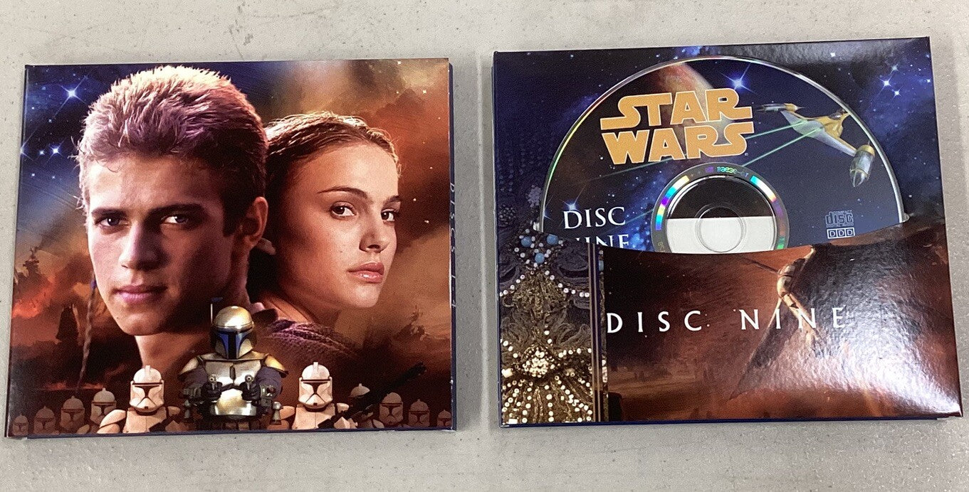 Star Wars: Episode II: Attack of the Clones by R A Salvatore Audiobook 9 Disc-JD