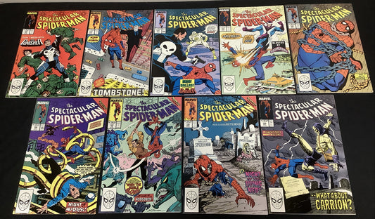 Spectacular Spider-Man #141-149 Comic Lot, Marvel, Hobgoblin Possessed By Demon