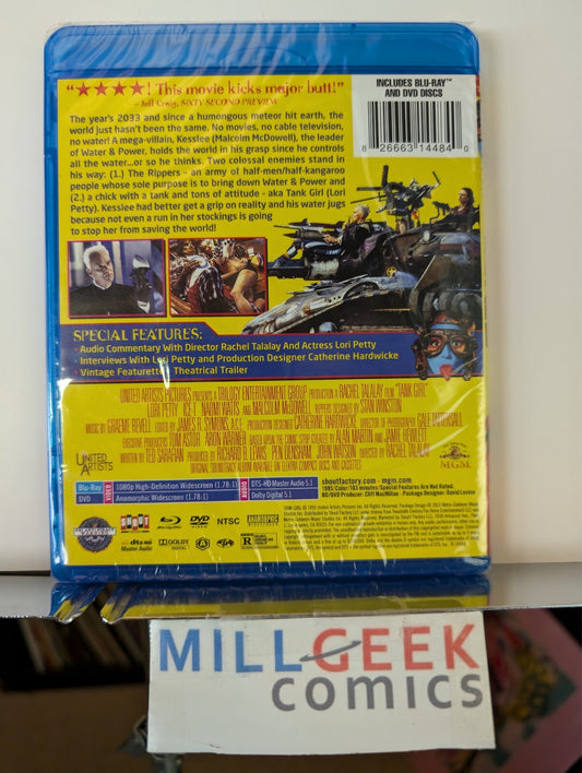 Tank Girl, Lori Petty (Blu-Ray) Shout! Factory Brand New Sealed RARE OOP -JD