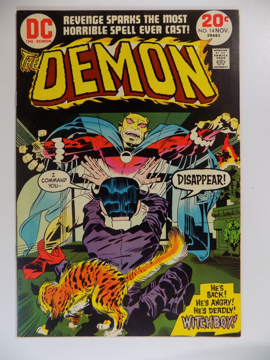 Demon #14 DC Comic November 1973 Very Fine+