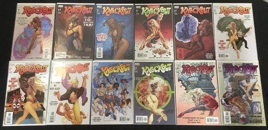 Codename: Knockout #0-11 Comic Lot, Vertigo/DC, Amanda Conner, Robert Rodi