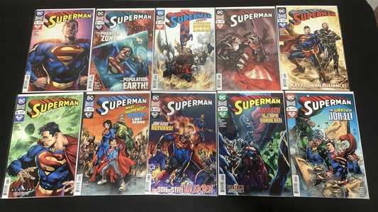 Superman #1-21 (2018-2021) Bendis Lot Dc Comics, 1st Nuclear-Man In Continuity
