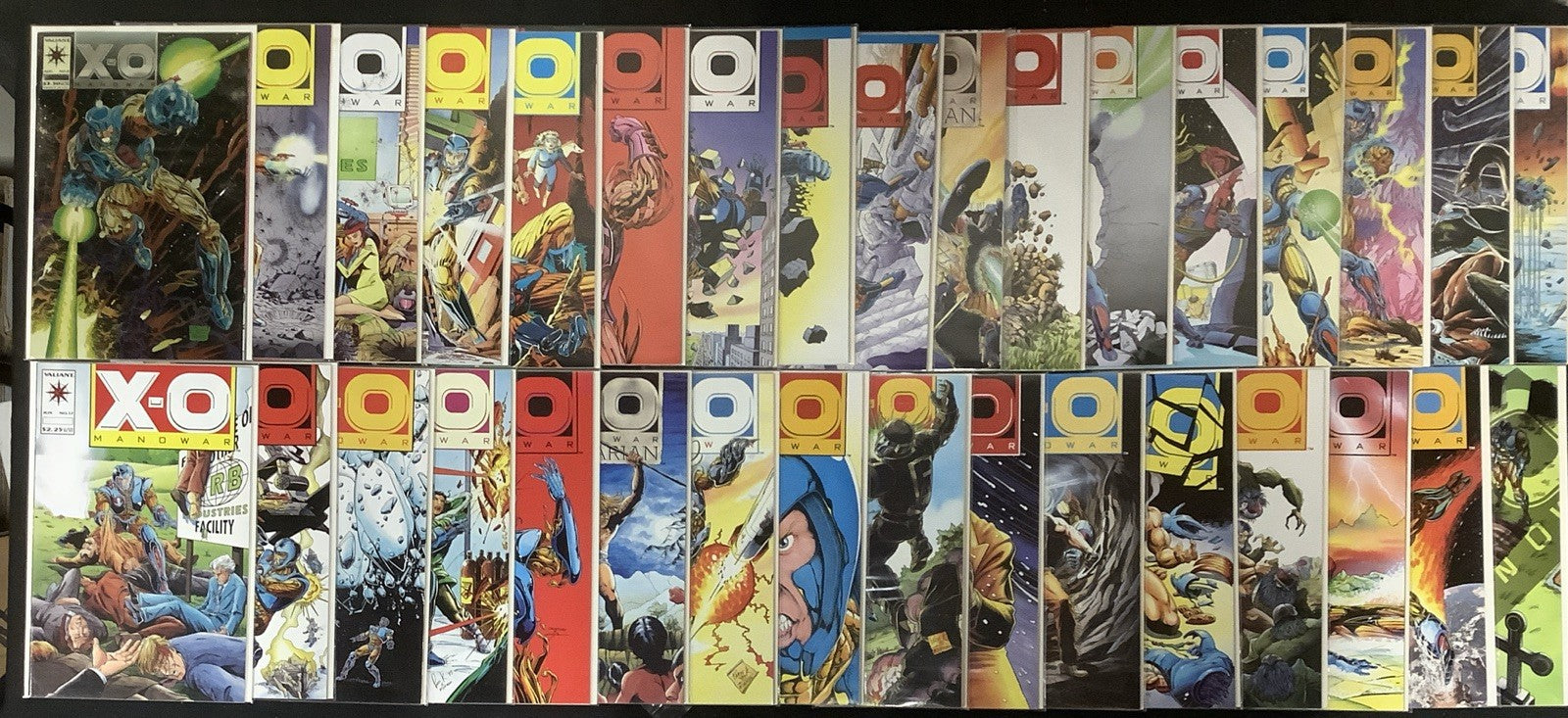 X-O Manowar #0-68 + Annual #1 Complete Comic Series, Valiant, 1st Shadowman