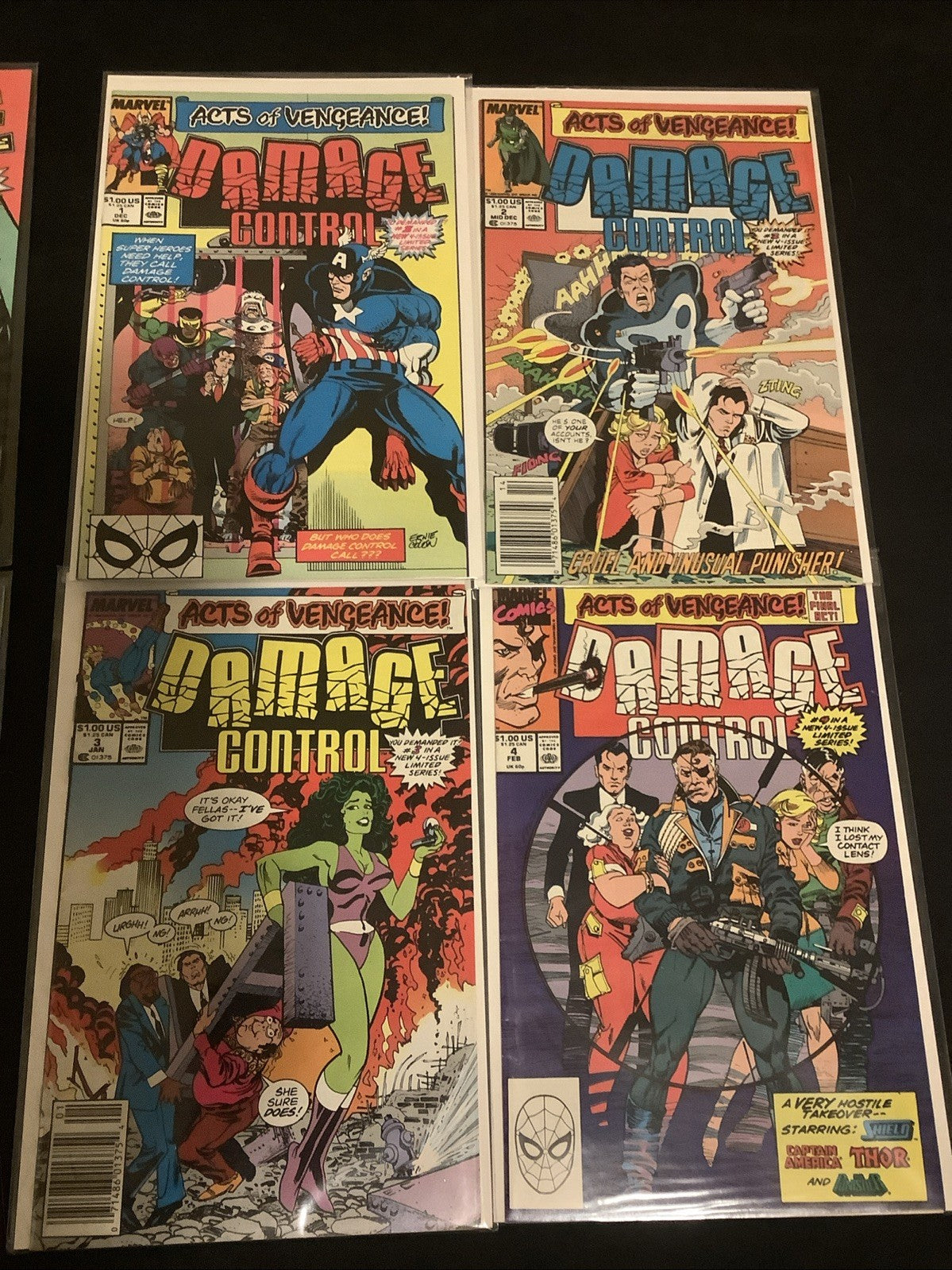 Damage Control Comic Bundle: Vol.1 #1-4, Vol.2 #1-4, Complete, 8 Books Total