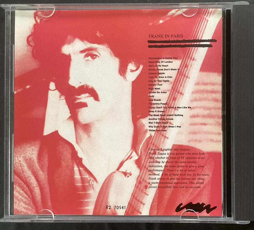 Any Way the Wind Blows by Frank Zappa (2 CD Set) Rare Misprint! Out Of Print!-JD