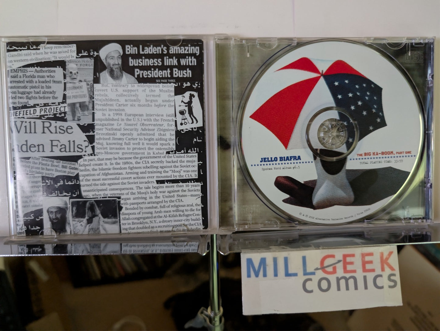 Jello Biafra, Spoken Word 2 CD Lot (No More Cocoons & Big Ka-Boom) -JD