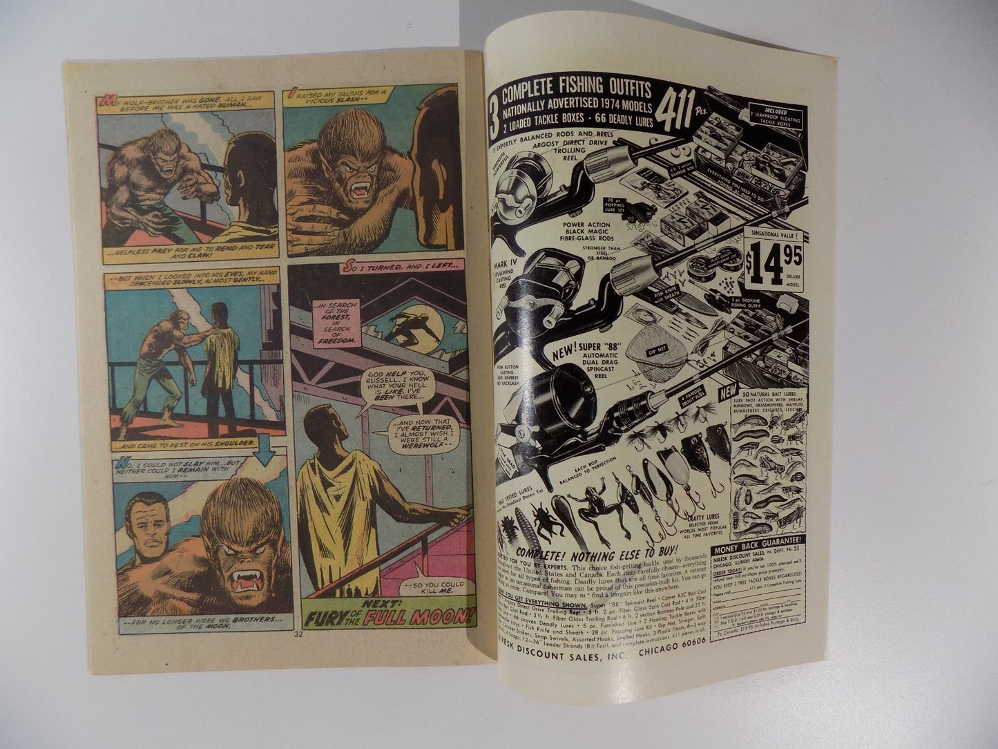 Werewolf by Night #21 Marvel Comic September 1974 Very Fine-