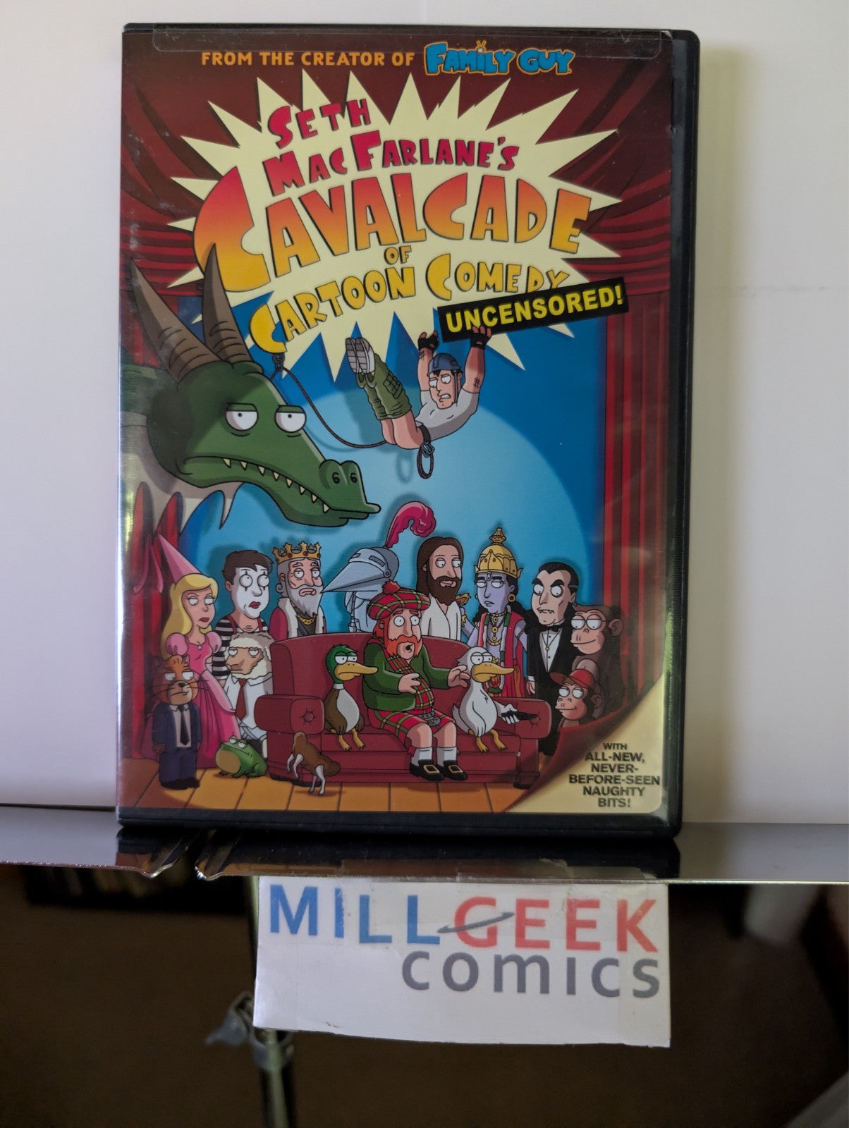 Seth MacFarlane's Cavalcade of Cartoon Comedy & Stewie Griffin (DVD) Like New-JD