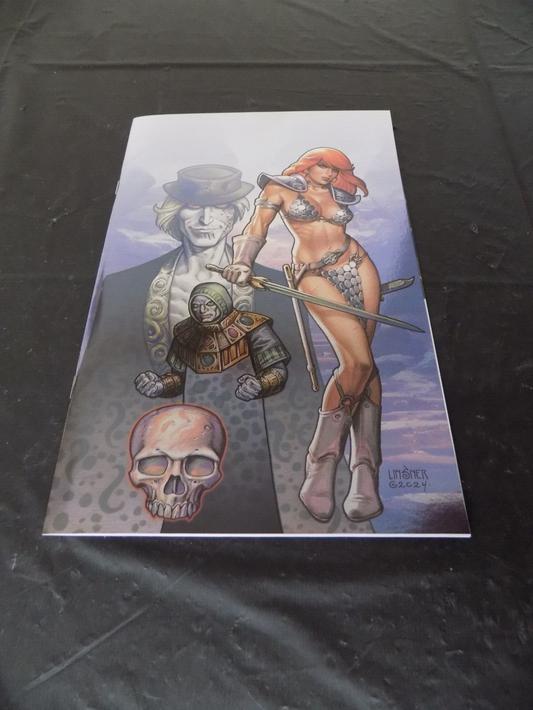 Red Sonja Death and the Devil #1F Linsner Foil Virgin Variant