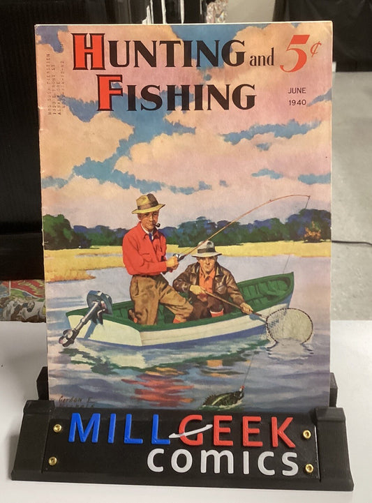 Vintage June 1940 Hunting and Fishing Magazine- Very Good