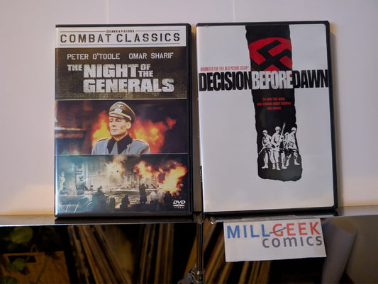 The Night of the Generals / Decision Before Dawn, 2 Movie Set (DVD) Like New-JD