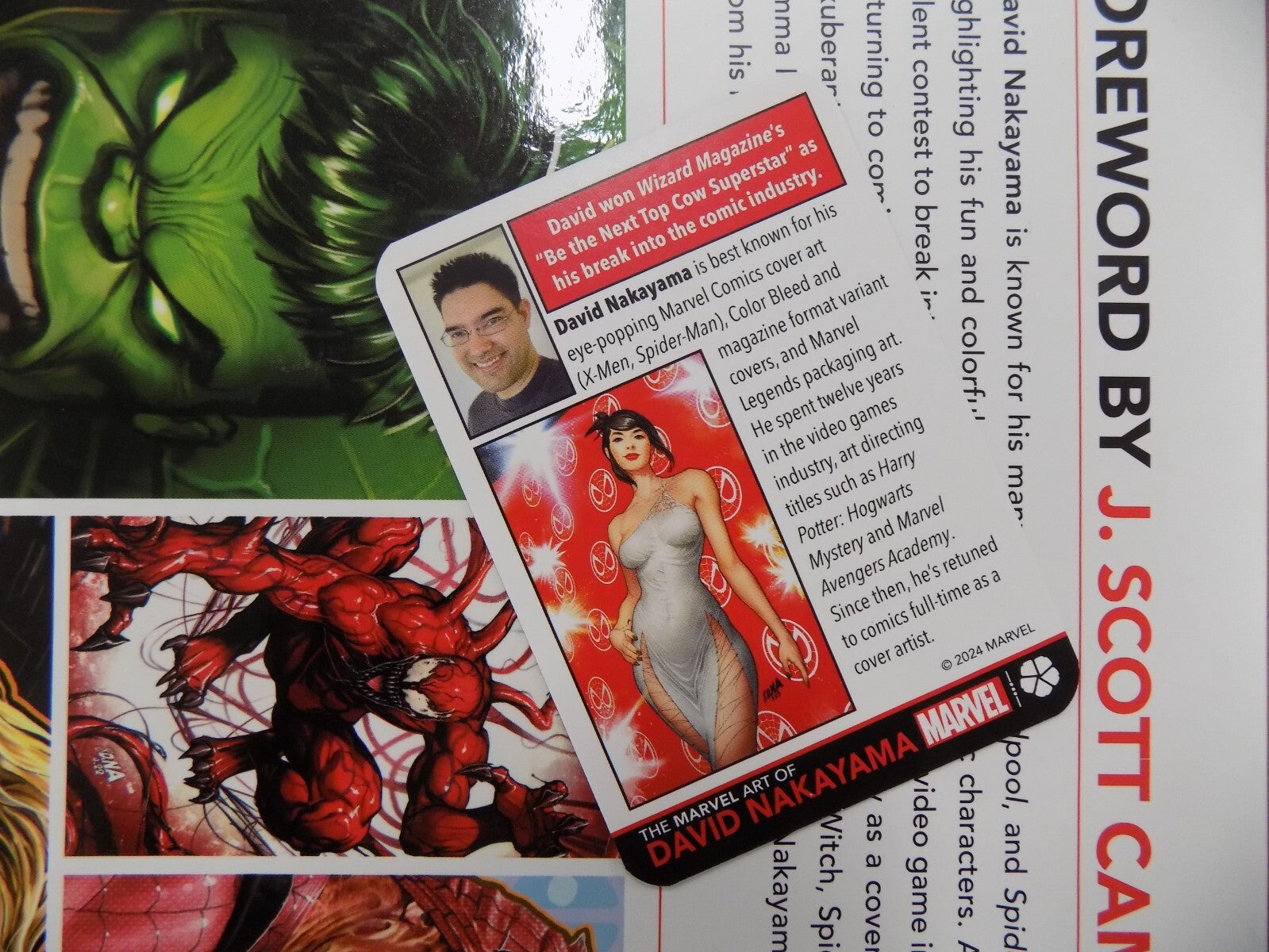 The Marvel Art of David Nakayama HC w/ Collectible Card