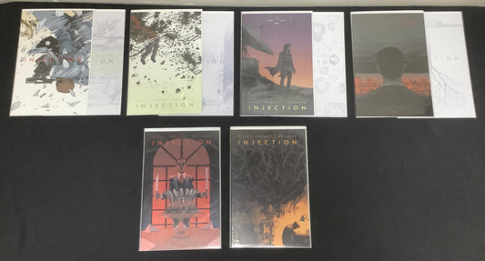Injection #2-7 + #2,3,4,5, Variants, Image Comic Lot, Warren Ellis, 10 Boook Set