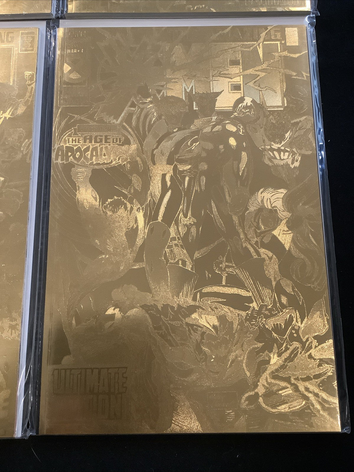 Marvel Age Of Apocalypse Gold Foil Comic Lot, 8 Comics, See Pics/Description